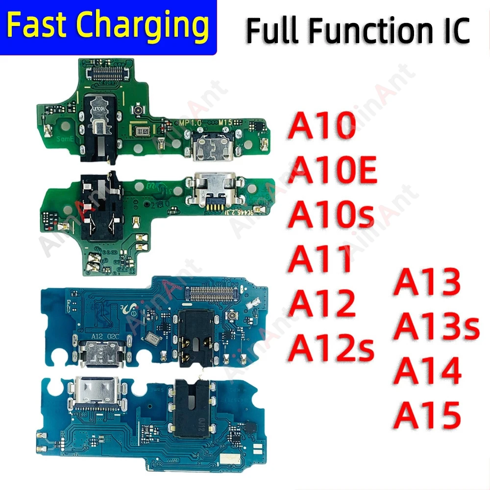 Dock USB Charger Fast Charging Port Connector Board Flex Cable For Samsung Galaxy A10 A10E A10S A11 A12 A12S A13 A13S A14 A15