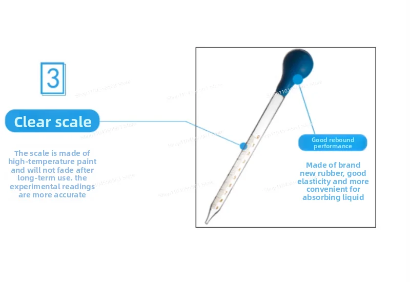 5Pcs 0.5‑1ml Graduated Glass Dropper – Silicone Ball Head Pipette for Chemistry & Biology Lab Teaching