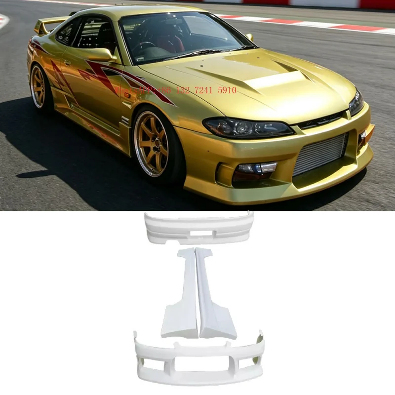 Fit For Body Kit Front Rear Bumper Side Skirts Exterior
