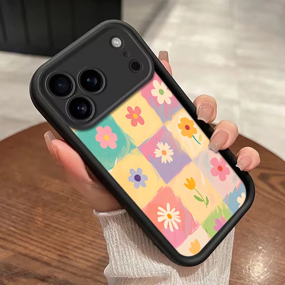 Karierte Gänseblümchen-Riemen-Handyhülle für Samsung Galaxy Note 20 Ultra S24 S25 S26 Plus S24 S23 S22 FE S23 S24 S25 Ultra Cover – Detail 6