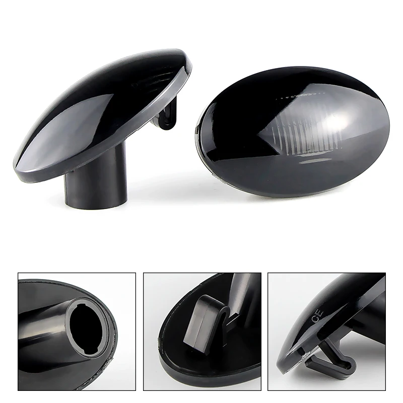 Fotografia 7: Capas para Luzes de Sinalização Lateral 2PCS para Opel Combo Mk2 Corsa C Meriva Vauxhall Meriva Mk1
