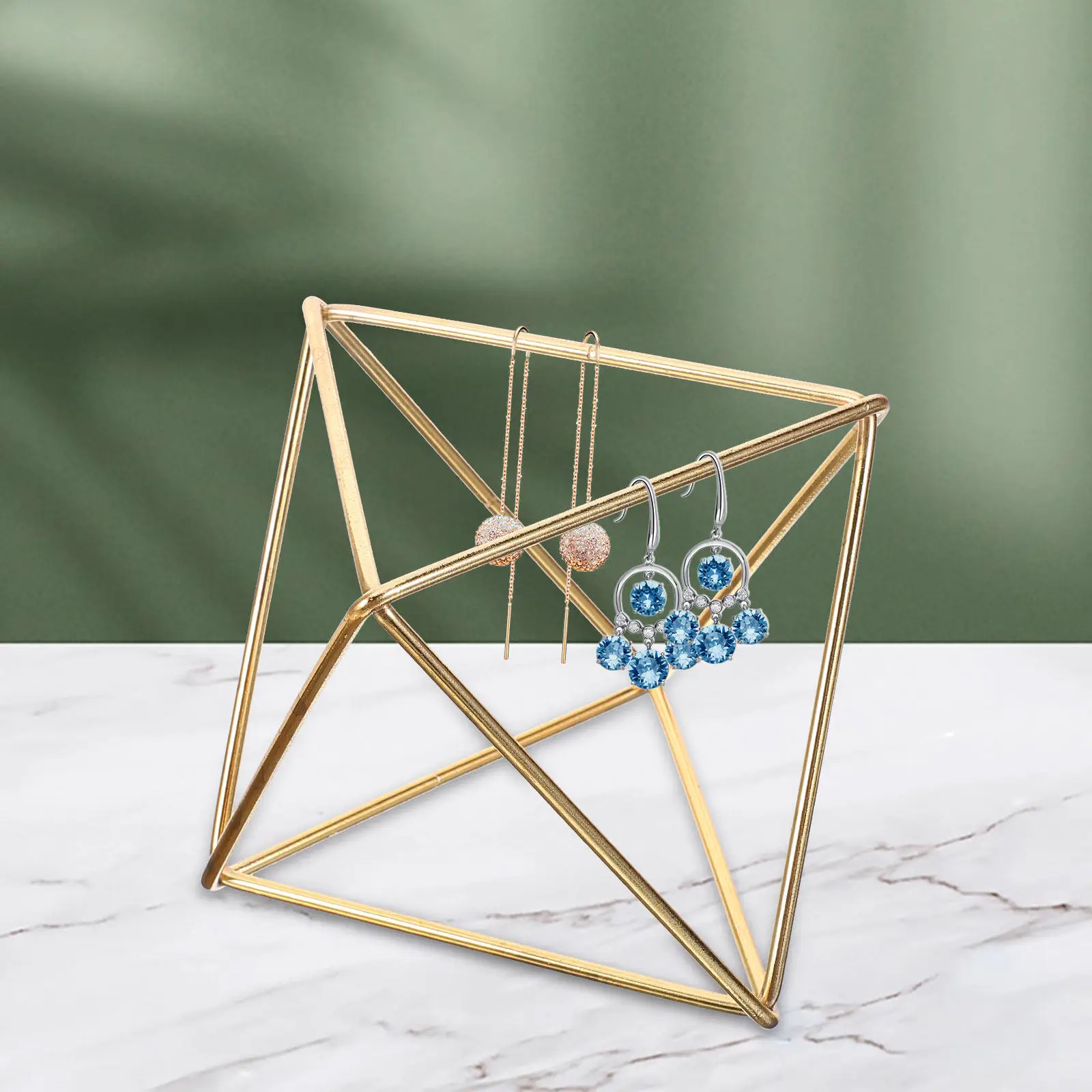 

Metal Earring Stand Holder Stylish Jewelry Organizer Display for Home Necklace Bracelet Rack Jewelry Display Stand Organizer