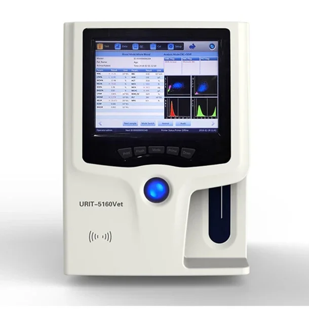 Urit 5160 Veterinary Cbc Machine 5-Part  Analyzer Price for Sale, 28 Parameters   vet