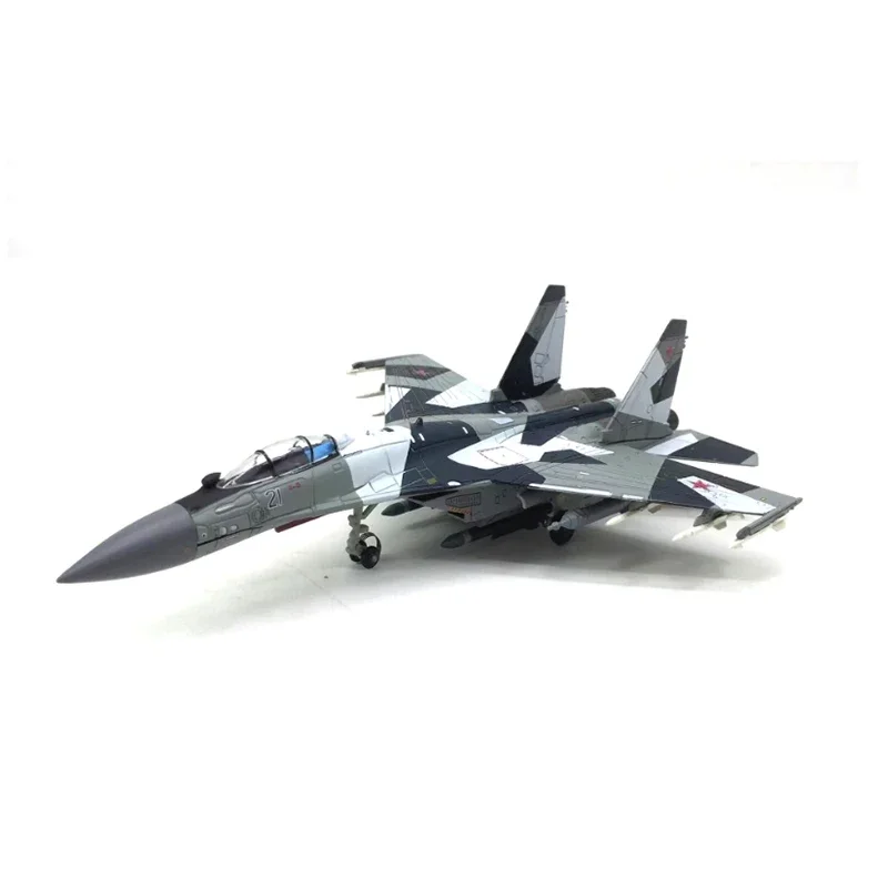 1/100 مقياس دييكاست سبيكة معدنية روسيا سوبر فلانكر SU 35 Su-35 SU35 طائرة مقاتلة نموذج اللعب لجمع