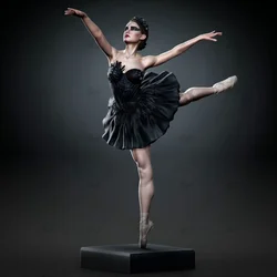 Natalie Portman Black Swan 1/24 Scale Resin Figure Assembled Model Kit Ballet Dancer Unassembled and Unpainted Miniature Toy