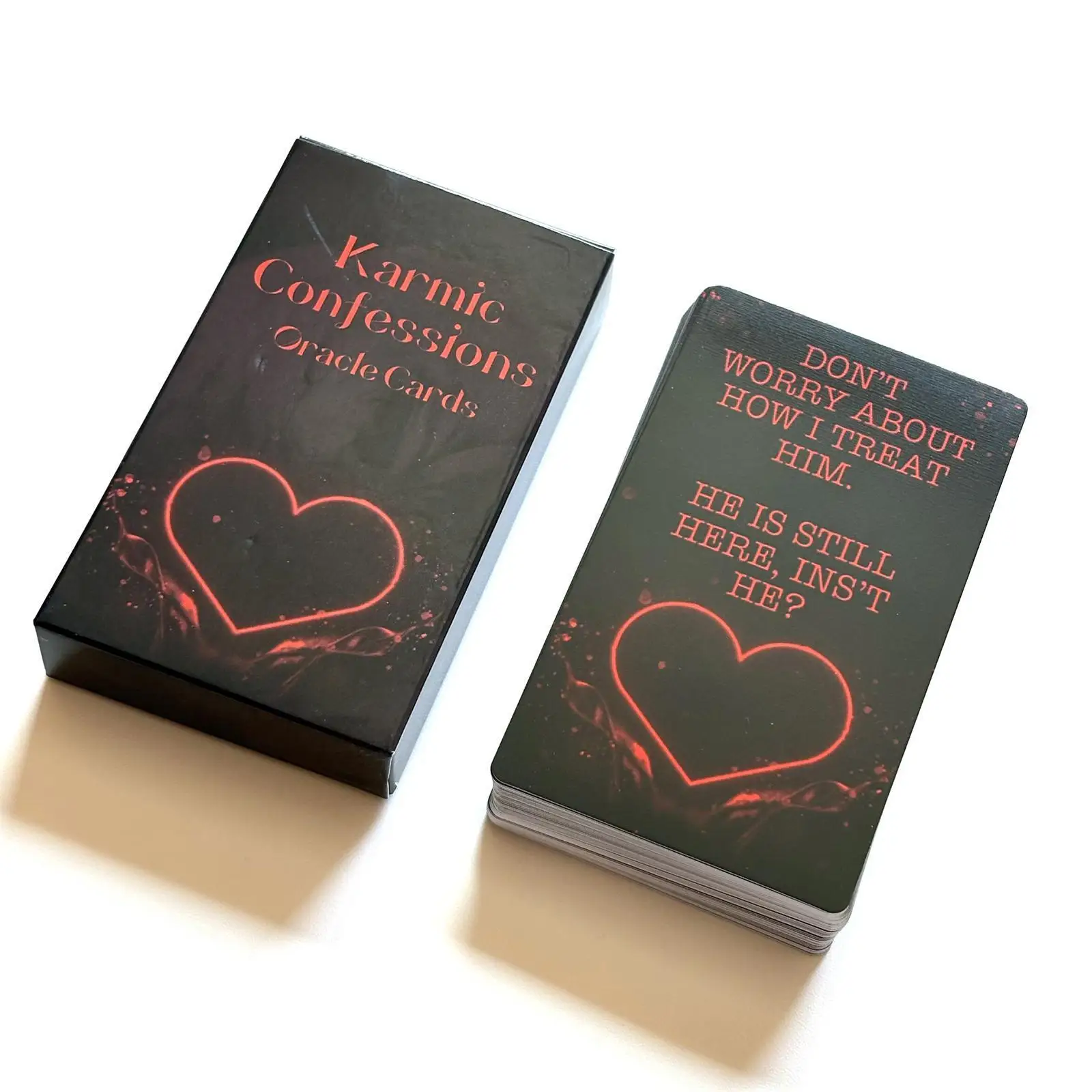 Karmic Confessions Oracle Deep Truth Messages for Love Situationships & Karmic Connections 50 Pcs Oracle Cards 10.3*6cm