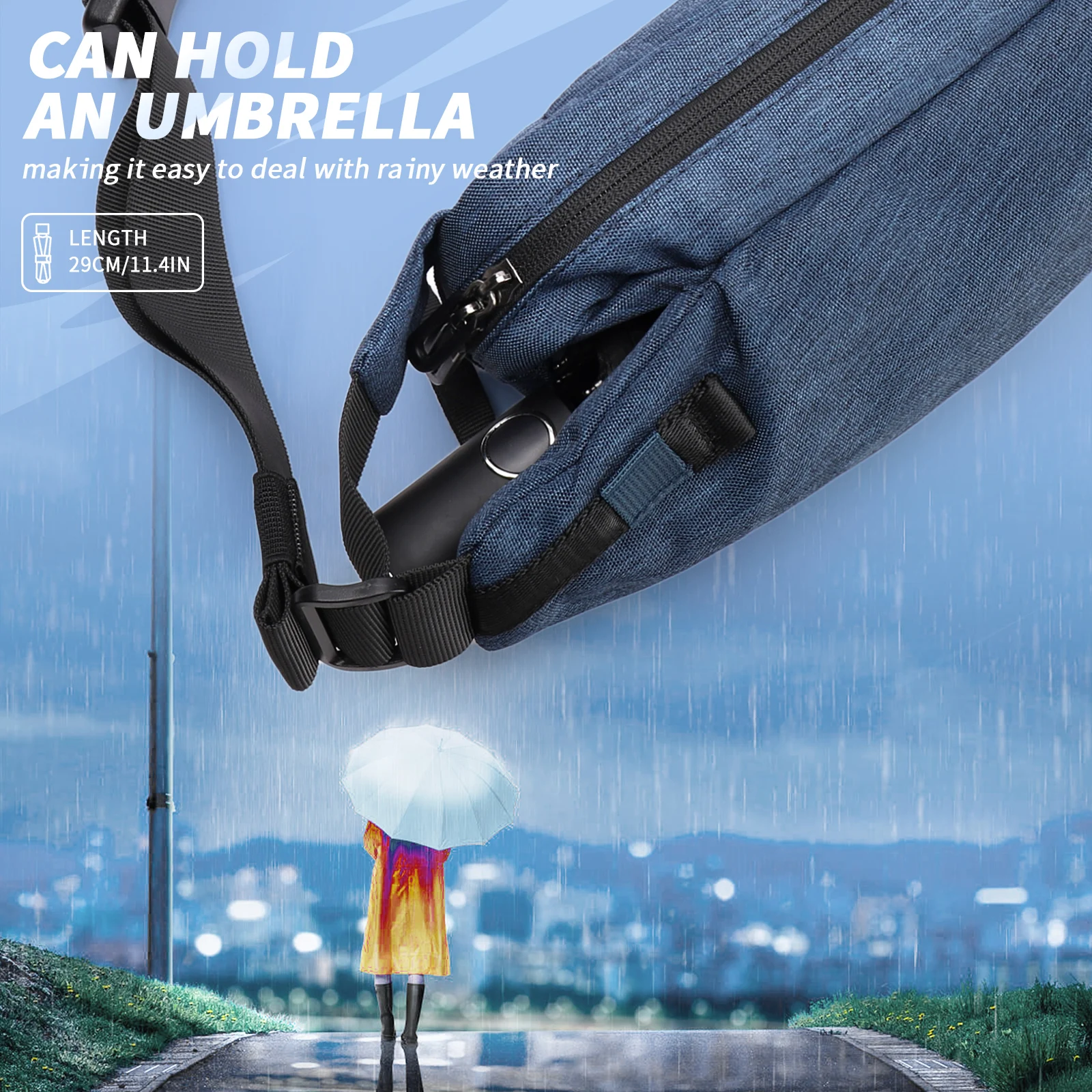 Marsupio a tracolla antifurto per uomo donna, zaino piccolo con una borsa a tracolla, zaino a tracolla per lo sport