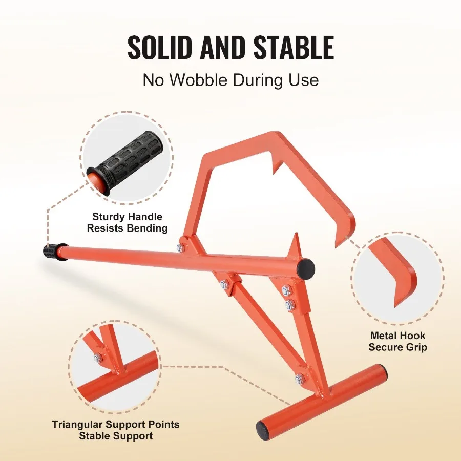 Timberjack 46.5 بوصة رافعة سجل شديدة التحمل لتدحرج سجلات بقطر 25 بحد أقصى