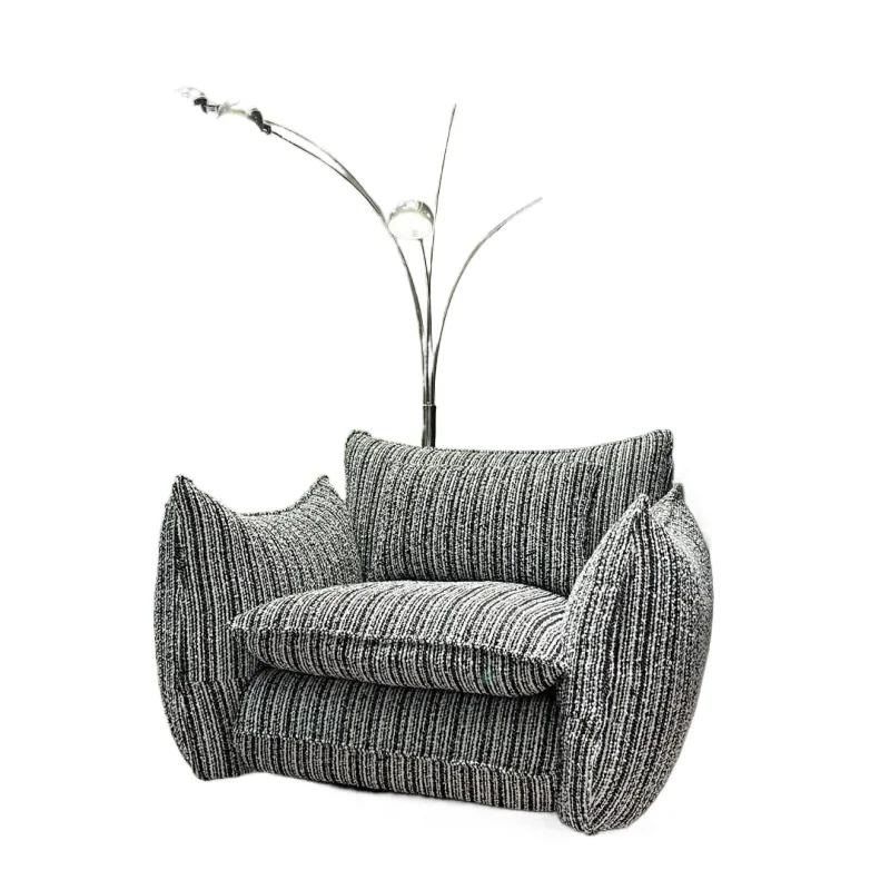 

Lazy sofa Italian light luxury home living room bedroom high-end designer creative small apartment fabric sofa chair