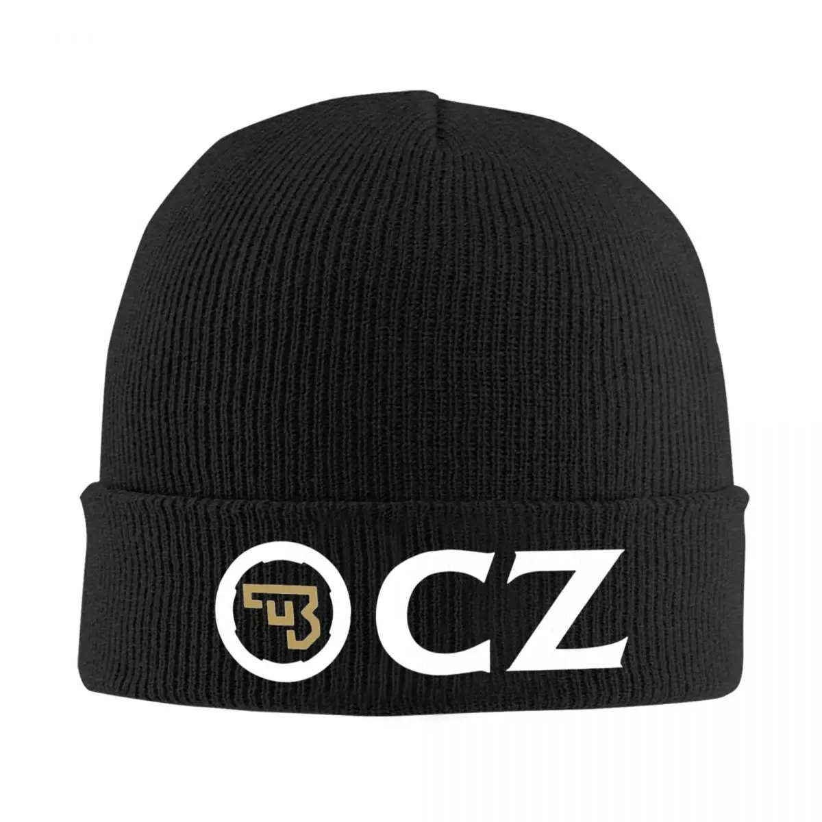 CZ Pistol Beanie Hats Bonnet Hats Female Male Funny Outdoor Sport Knitting Hat Autumn Winter Graphic Warm Caps