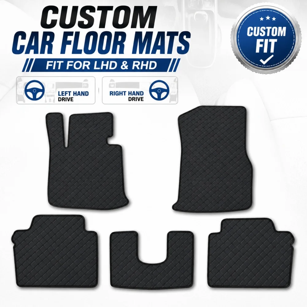 

Custom Flat Car Floor Mats For Aishan A100C 2025-2026 EV 4-Seat Waterproof Anti-Slip PU 3D Car Accessories Left/Right-hand Drive