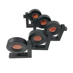 5pcs prisma di monitoraggio a 90 gradi GMP104, riflettore a barra L da 1 pollice, adatto per prisma a barra L della stazione totale