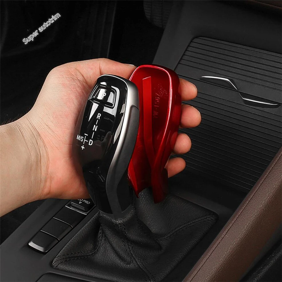 

Transmission Gear Shift Stick Cover Trim 1PCS For BMW X1 F48 / X2 F39 2020 2021 Carbon Fiber Interior Modification Accessories
