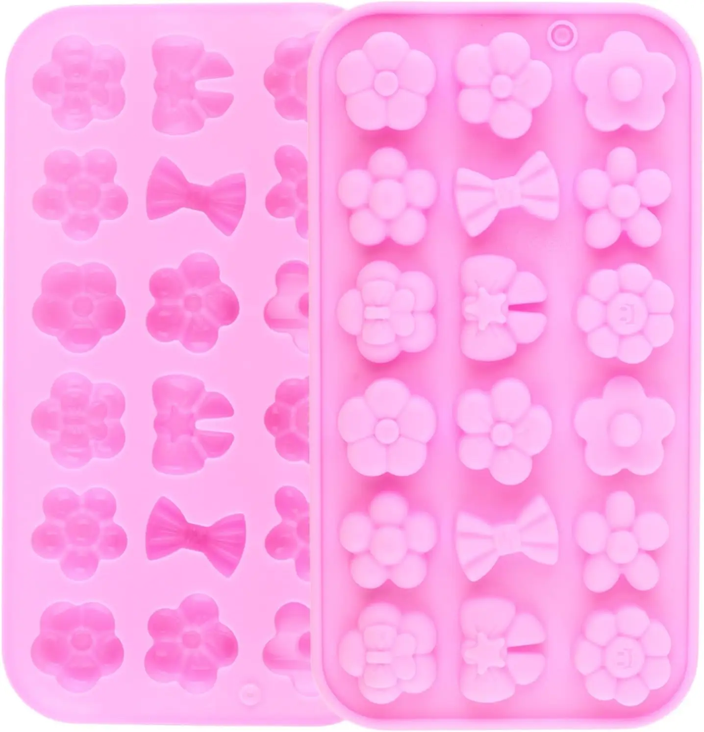 Flower Baking Molds Sunflower Bow Jelly Mold Daisy Kitchen Acceesories Silicone Mould Candy Food Grade Non-stick Pastry Cookie