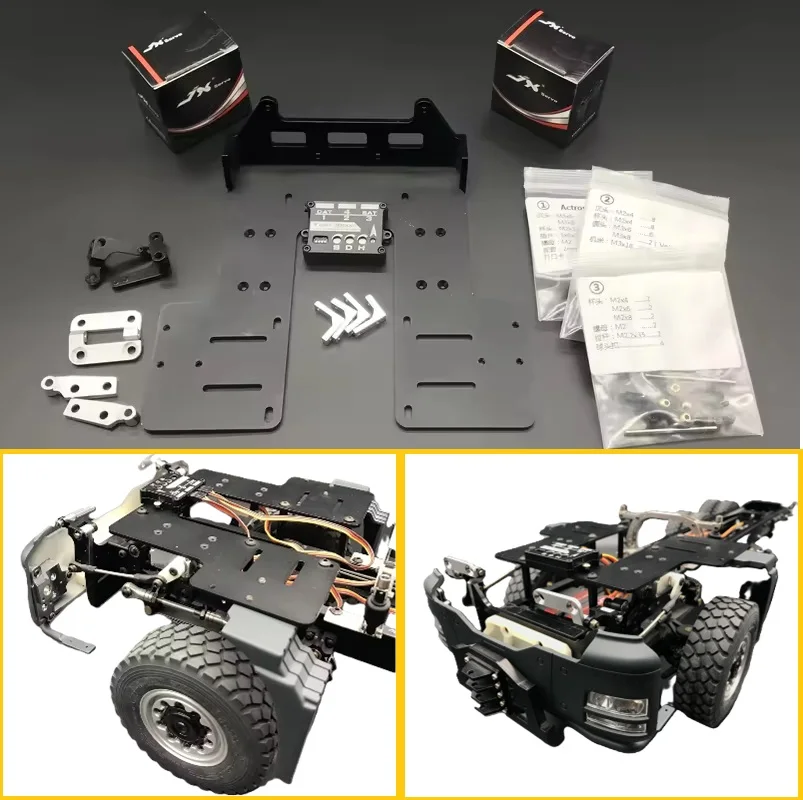 Nooxion Fury Bear 1/14 Trucks Cab Suspension For Tamiya  For Scania Volvo MAN,For Actros Arocs 770s Car Parts