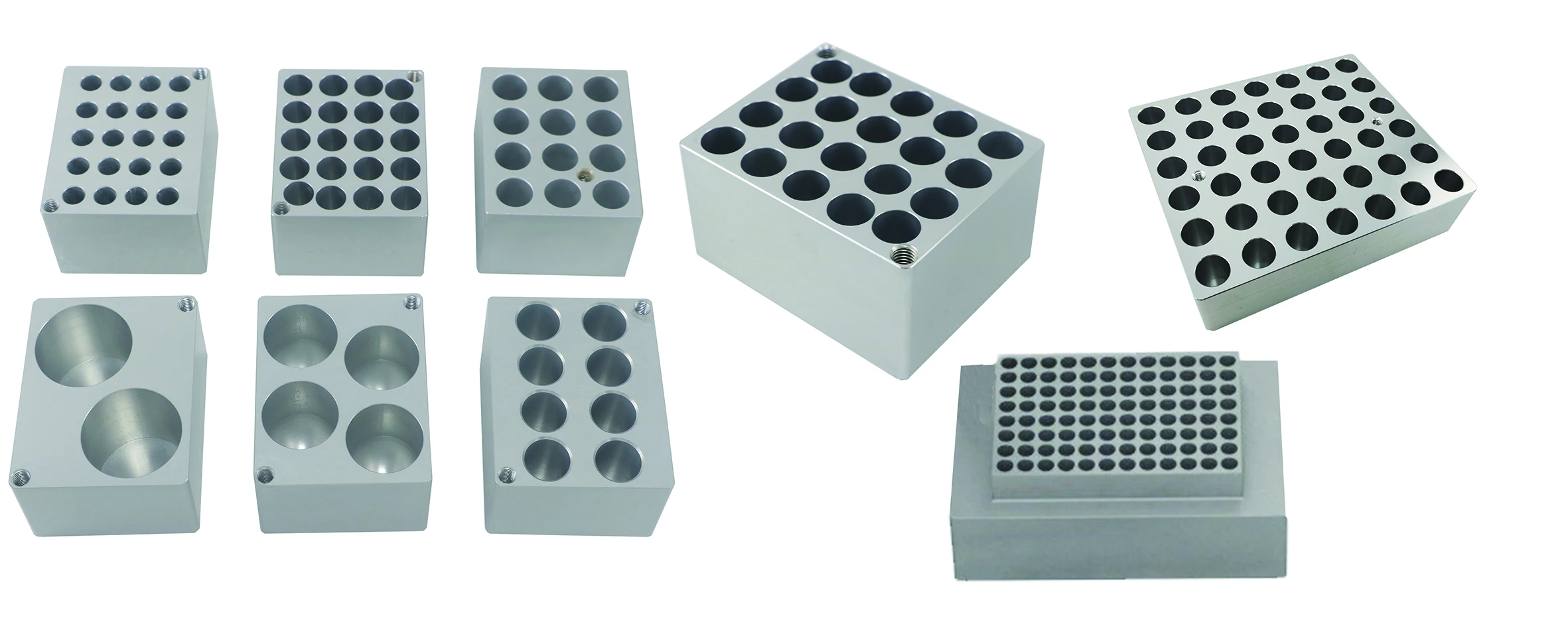 Aluminum Heating Blocks for Laboratory Metal Dry Bath Incubator Constant Temperature Heater Thermostatic Devices