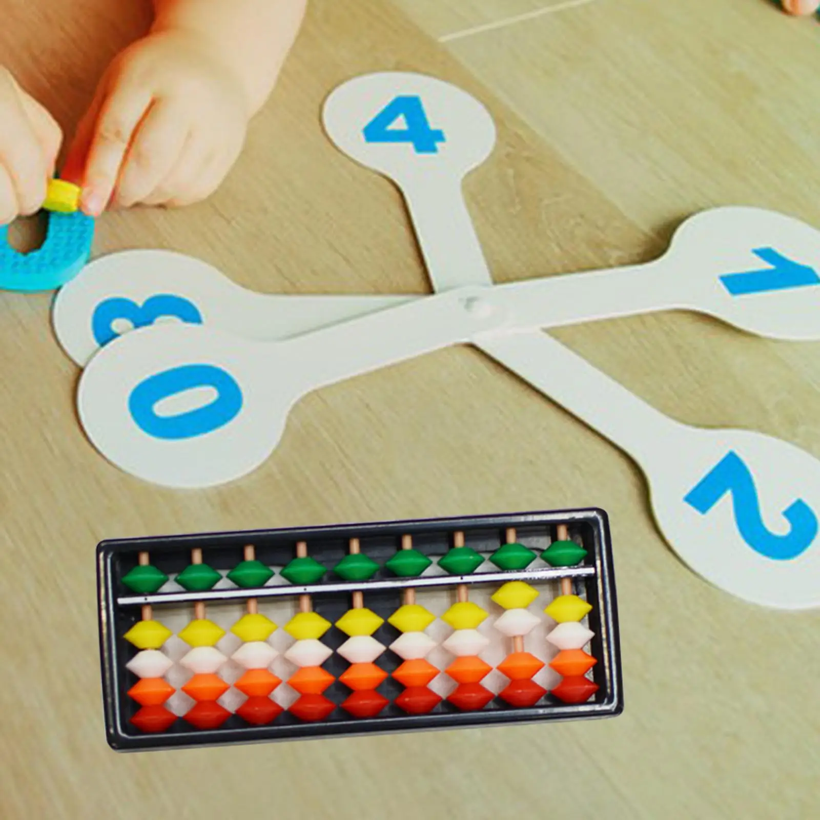 3x with Colorful Beads, Calculator, Kids Counting Tool, Montessori Toys, Educational Math Toys, Adult Learning Aids And