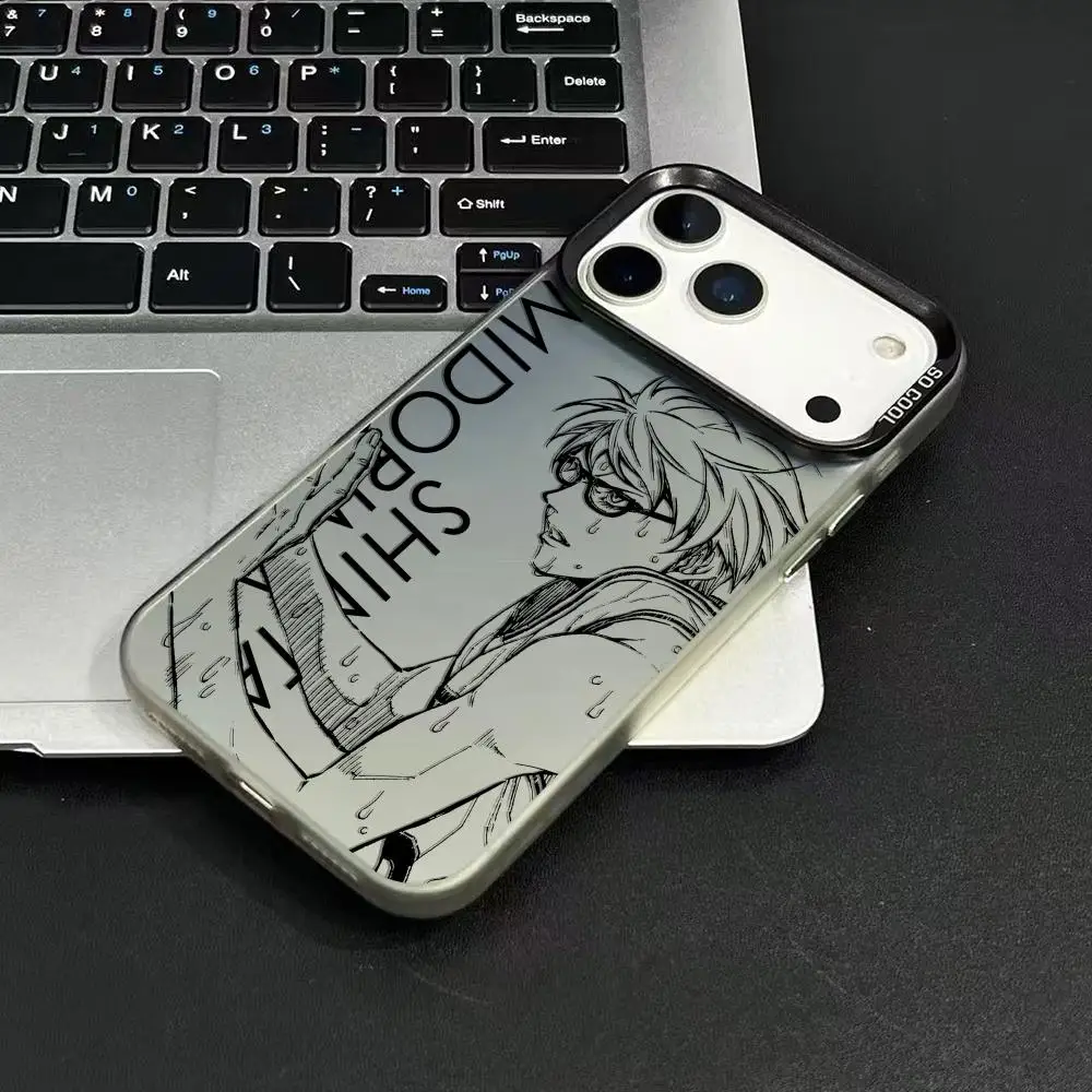 K-Kuruko no Basket anime Cassa Del Telefono Per iPhone 17 16 15 14 13 12 11 Pro Max Air Matte Laser Aurora Antiurto Funda