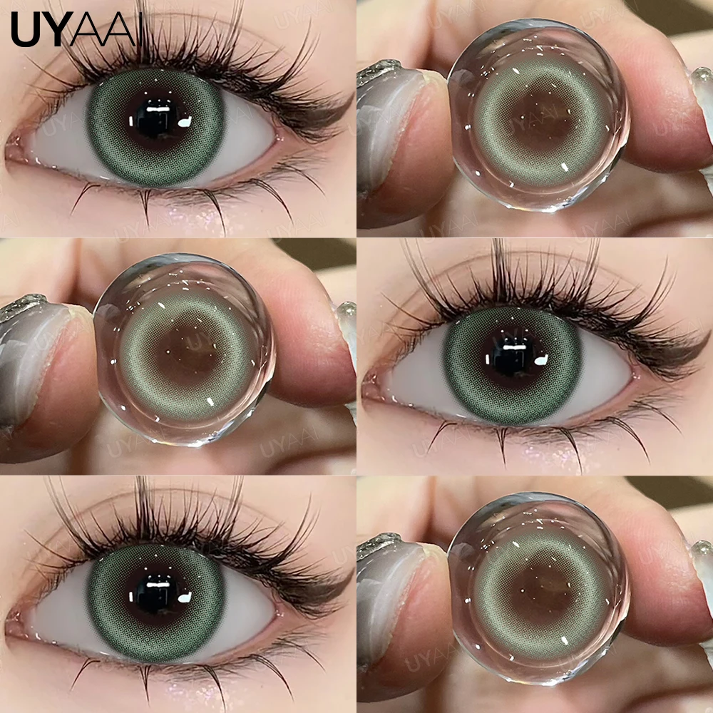 UYAAI Kleurcontactlenzen Siri Green Lenzen Make-up PATTAYA Groene Lenzen Beauty Pupils Cosmetische Gekleurde Lenzen Colorcon Groene Lenzen