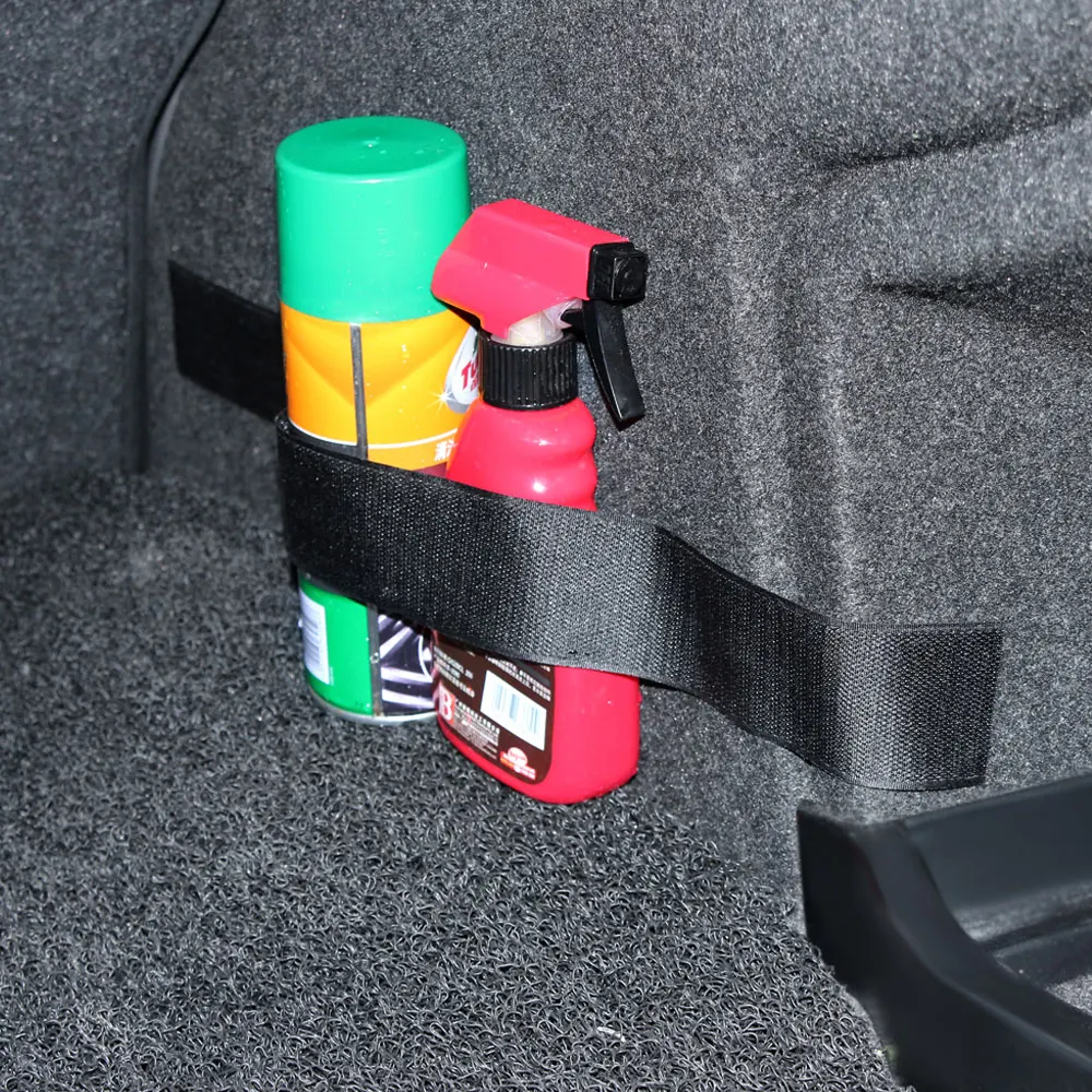 

4Pcs Nylon Vehicle Mounted Fire Extinguisher Fixing Belt Elastic Fixing Belt Tools Car Organizer Car Interior Accessories