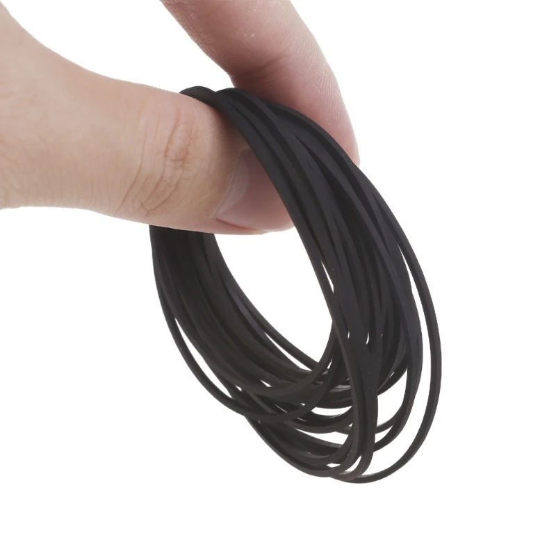 20 piezas Universal 75-100mm máquina cinta casete Ruber cinturón 1,2mm cinturones ancho