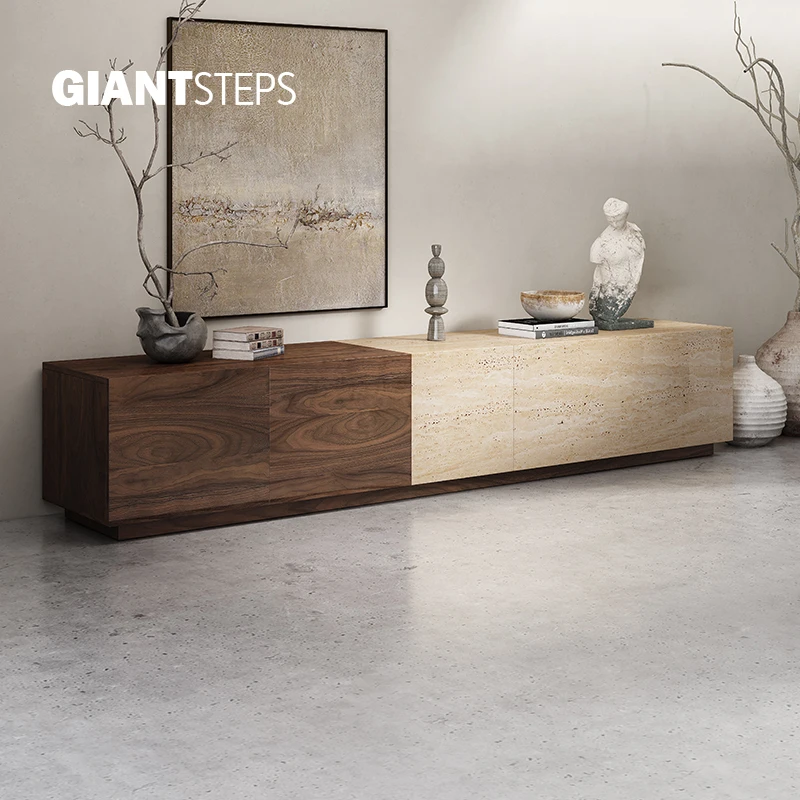 دعم وحدة التلفزيون الجدارية لأرائك غرفة المعيشة، حامل تلفزيون الغرفة المتنقلة، أثاث مكان الحريق، حامل تلفزيون مع مدفأة كهربائية #6