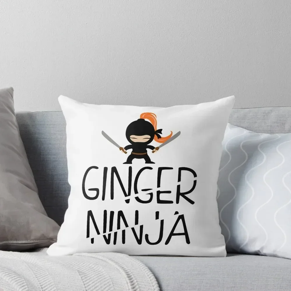 

Ginger Ninja Throw Pillow pillow pillowcase luxury decor christmas ornaments 2025 pillow cover luxury