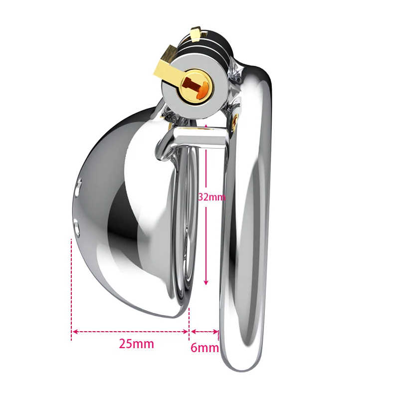 Slave Male Chastity Device Metal Cock Cage Penis Ring Urethral Catheter Fetish Anti-off Ring Bondage Belt Lock Adult Sex Toys