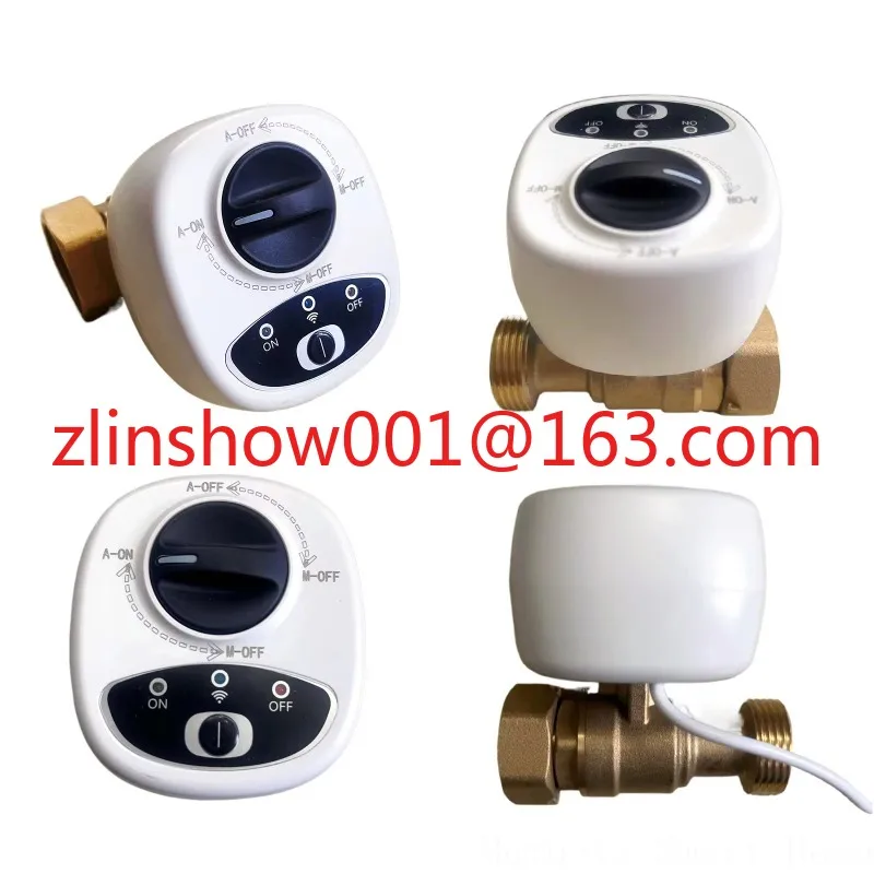 APP WiFi Smart Valve DN15 /DN20 /DN25 Smart Water / Gas Shutoff Automated Ball Valve Wireless Control Alexa Compatible