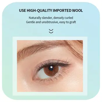 GAHAMACA 60 uzlů 10D/20D Černá 8/9/10/11/12/13/14mm Mink prodloužení řas Umělé řasy Falešné řasy Make-up 8 nejlepší prodej norkové řasy ve velkém - №4