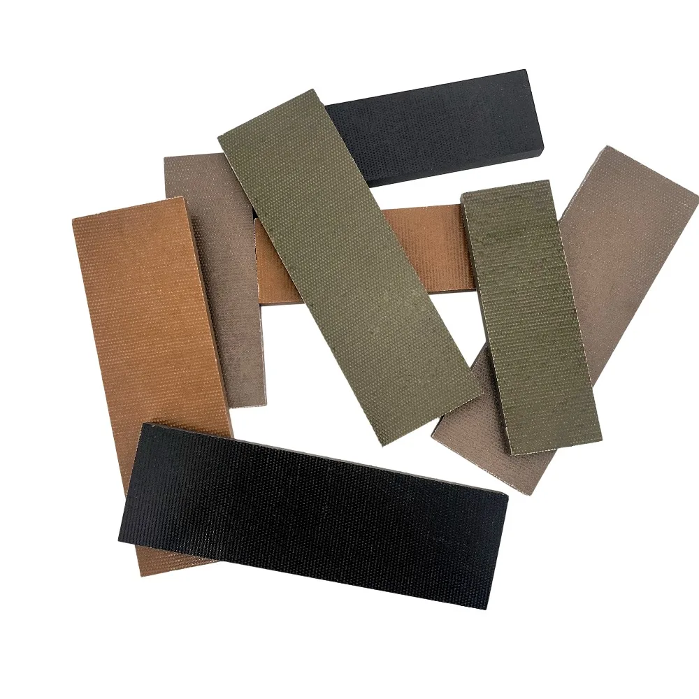 DIY Custom Flax Micarta Scales 120x40x8MM or 160x50x8mm, Natural Flax Fiber Board for Handmade Knife Handle Making