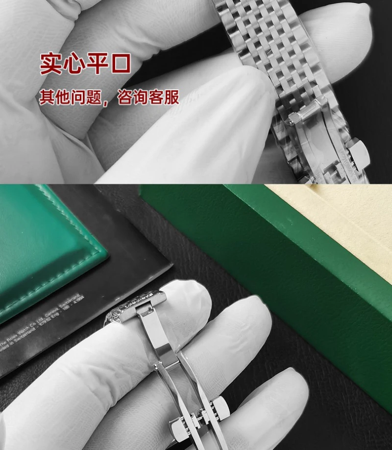 FUYIJIA Custom L-ongines L4 Original Watchband 20MM 18MM 16MM 13MM Flat Interface Stainless Steel Strap Butterfly Buckle Bracele