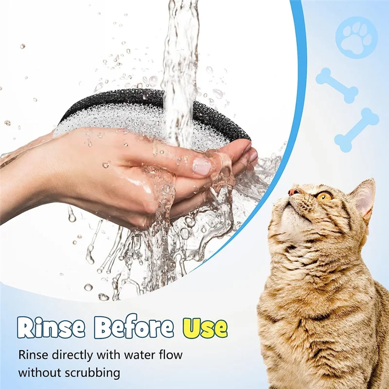 Filtre de fontaine à eau pour animaux de compagnie, remplacement de filtre pour chat, compatible avec WF050, 16 paquets