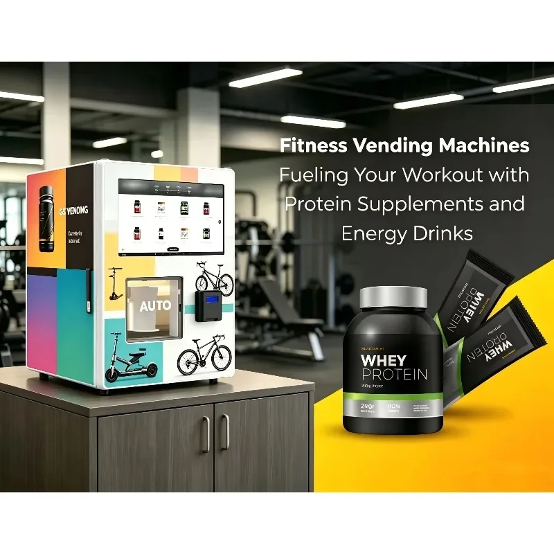 Commercial Fitness Protein Shake Vending Machine Smart Protein Powder Drink Self Selling Vending Kiosk For Stadium