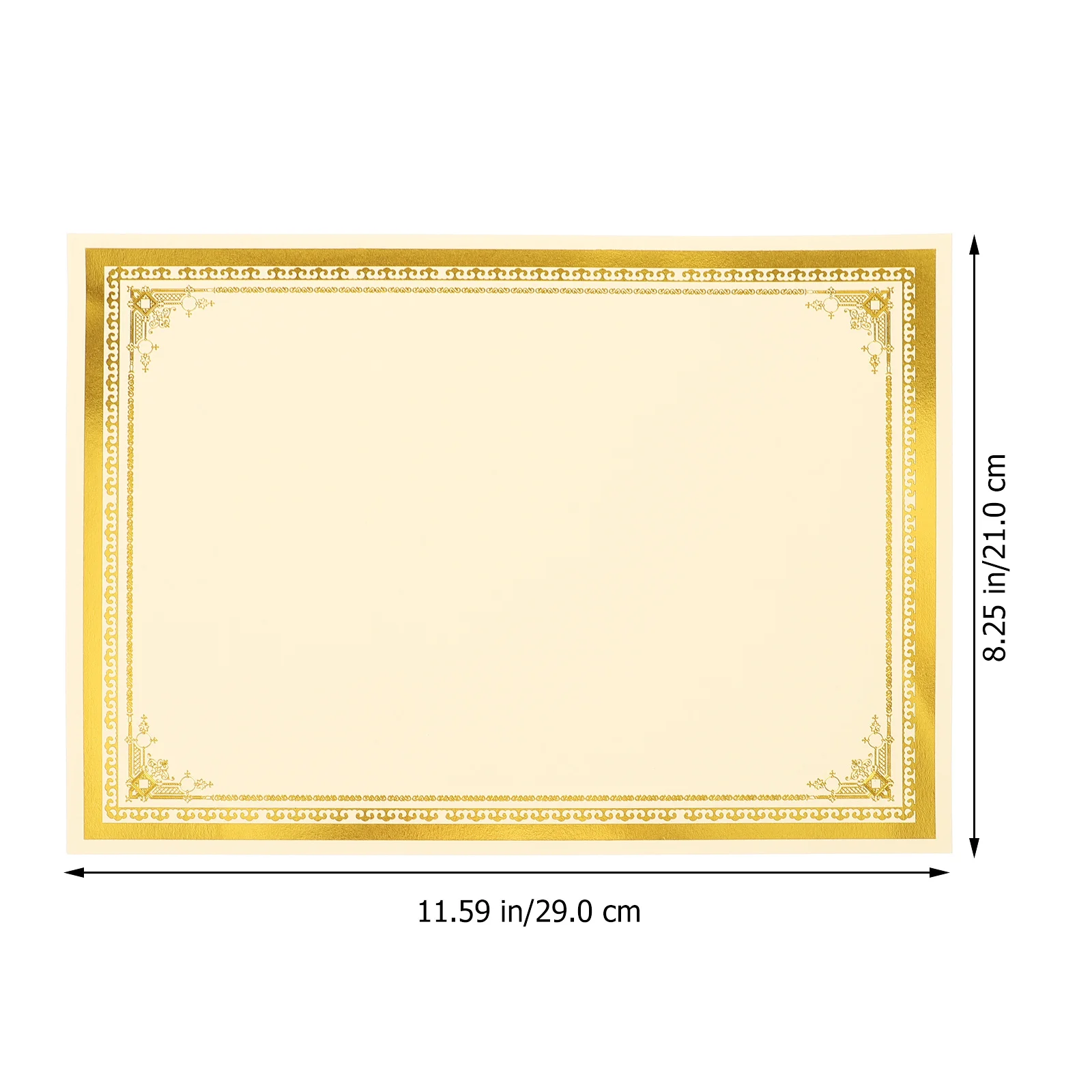 10pcs 10 Sheets Blank Paper Printable Inner For Diploma Award Certificate School Honor Graduate Certificate Printing Supplies