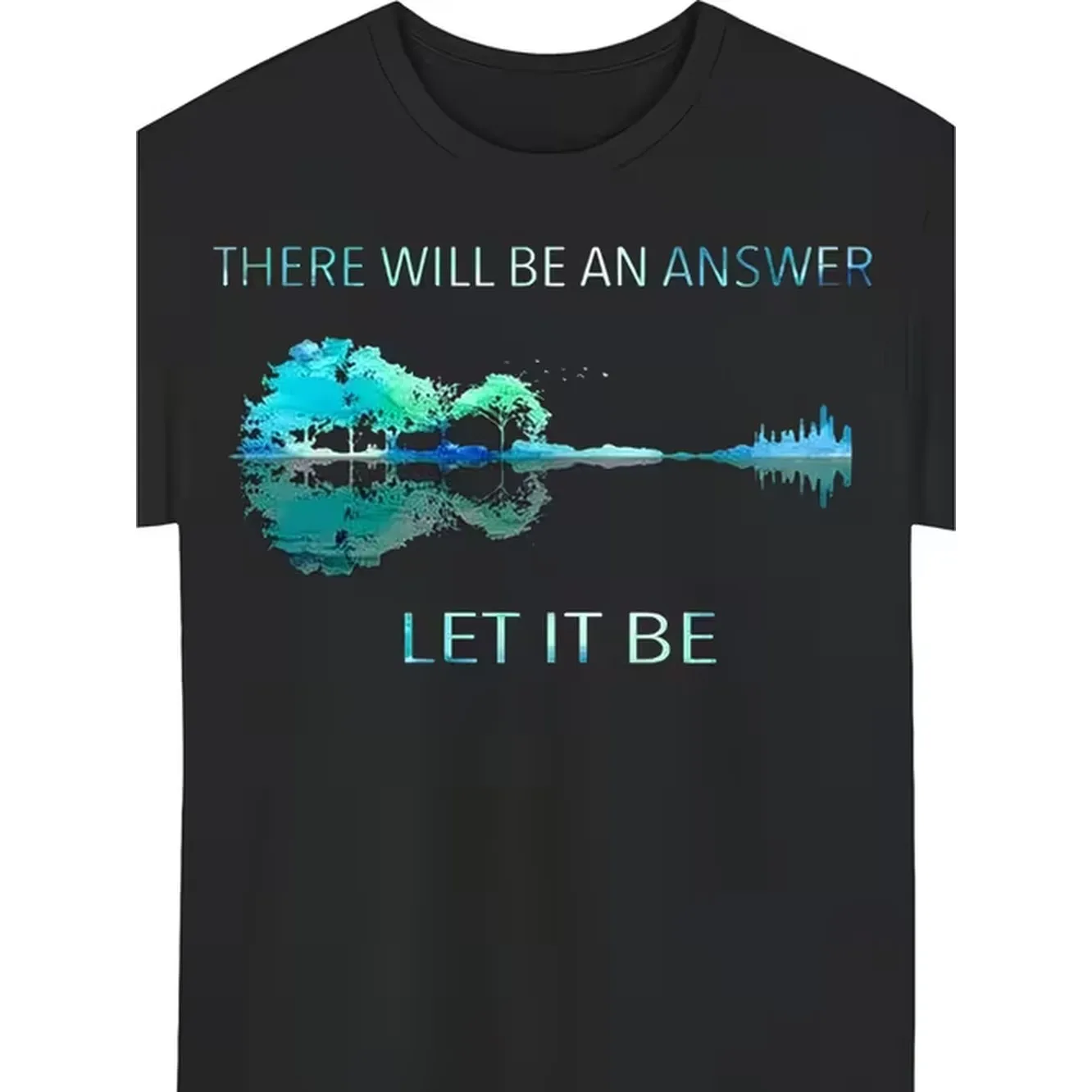 Mens Print And Signature Silhouette T Shirt Cotton Casual Crew Neck T Shirt For Casual Attire And Iconic Song Lovers Machine Washable Durable And Comfortable