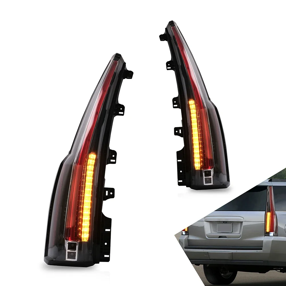 

Комплект задних фонарей для GMC Yukon 2015-2016 с указателями поворота, фонарями заднего хода и дневными ходовыми огнями (DRL), светодиодные автомобильные аксессуары