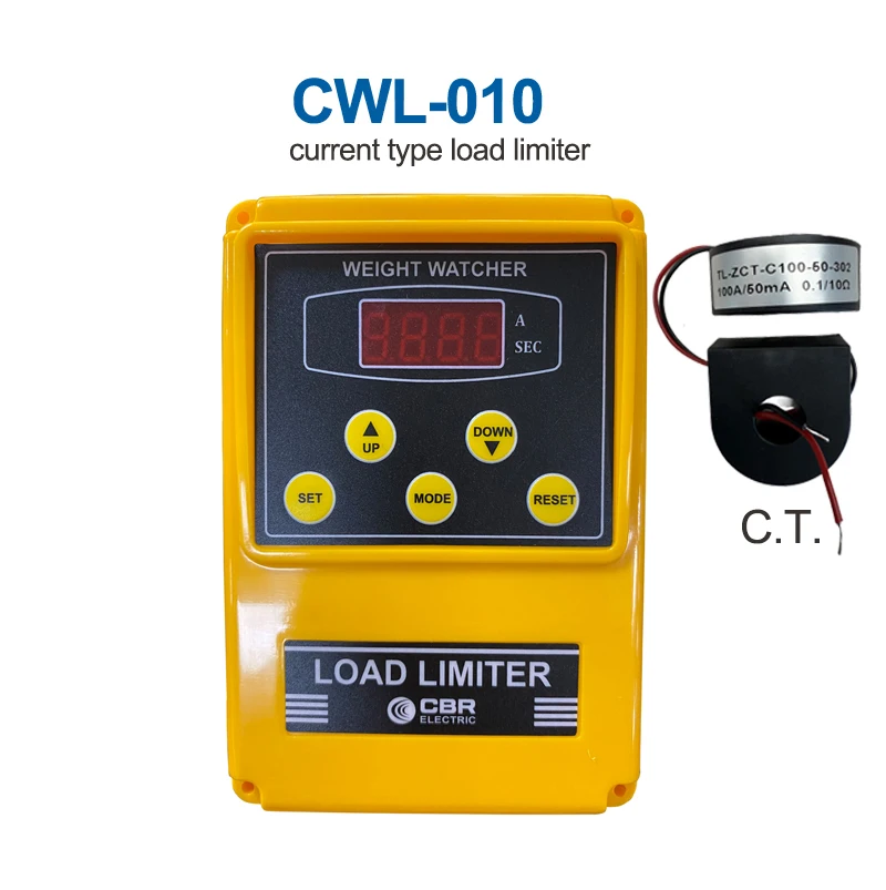 CWL-010 Electronic Digital Lifting Overload Limiter for Hoist Crane Motor Protection with Current Transformer (CT) Safety Device