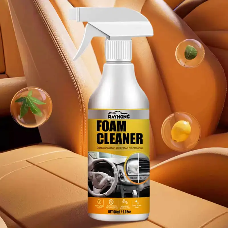 Multipurpose Foam Cleaner Spray Car Interior Foam Refinisher Cleaning Powerful Stain Removal Kit Multifunctional Foam Cleaner