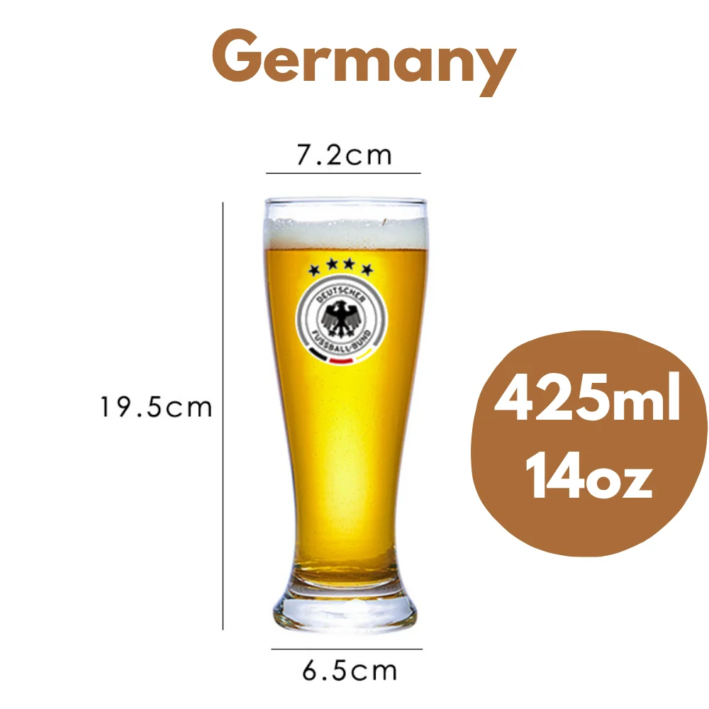 Football team beer mug, 325ml (14oz), a great companion for watching the game, and a gift for a friend.