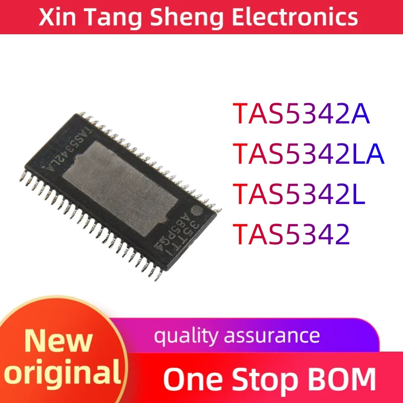 100% New TAS5342 TAS5342LA TAS5342A TAS5342L HTSSOP-44 SMD Stereo Digital Class D Audio Amplifier IC