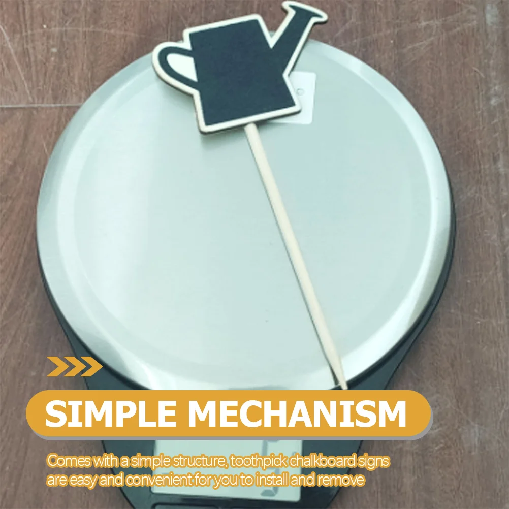 

20Pcs Small Chalkboards Toothpick Signs for Food Labels Party Buffet Plant Markers Table Setting Easy to Write on