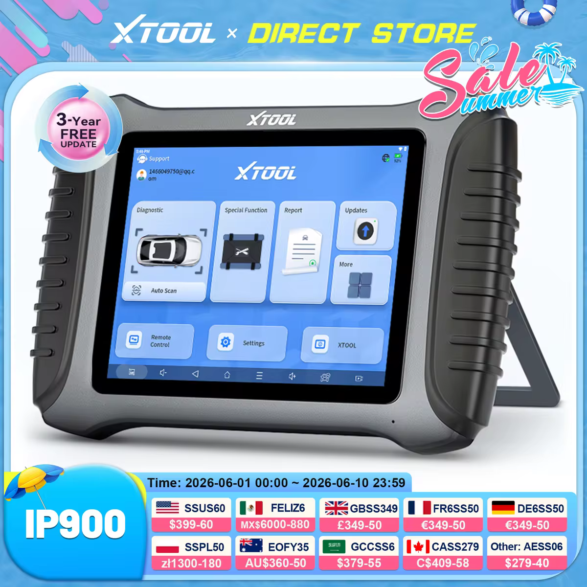 XTOOL InPlus IP900 Automotive Scanner VS XTOOL D8S Diagnostic Tools AI-Assisted Bidirectional OBD2 Scanner 41 Resets 3-Year Free