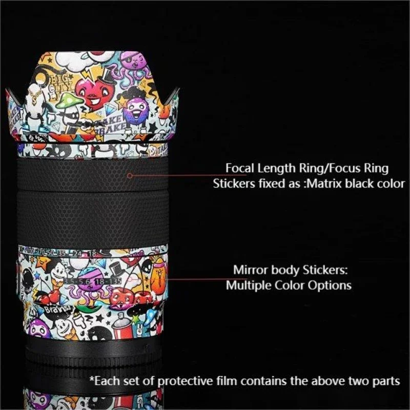 SEL18135 Camera Lens Sticker Coat Wrap Protective Film Body Protector Decal Skin For Sony E 18-135 18-135mm F3.5-5.6 OSS E18135