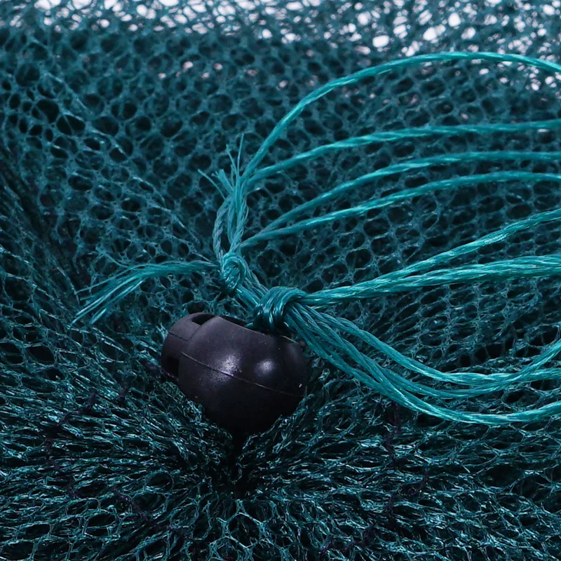 Two-layer Portable Fishing Net Fish and Shrimp Net Cage Casting Net Fishing Trap Net and Foldable Fishing Net Fishing Gear