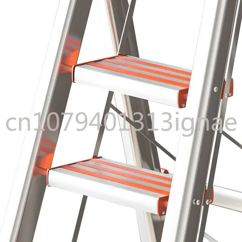 Household Ladder Small Aluminum Alloy Thickened Folding Stair Pedal Telescopic Bold Trestle Ladder