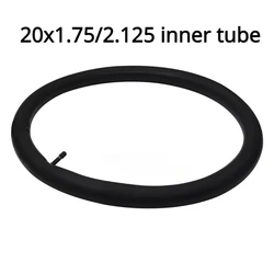 Tubo interior para bicicleta eléctrica, cámara de 20x1,75 pulgadas para Mtb, Pneu, neumáticos de goma negros, Bisiklet Plastik 20x1.75/1.95/2.125