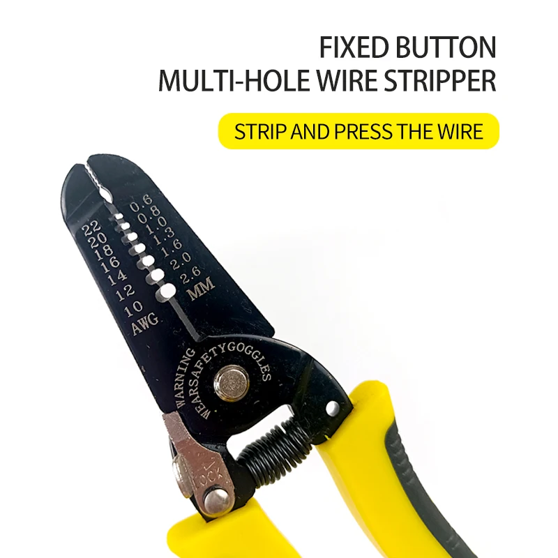 

Multifunctional Wire Stripping Pliers, Electrician Special Tools For Wire Cutting, Pulling, Pressing, Winding Screwing