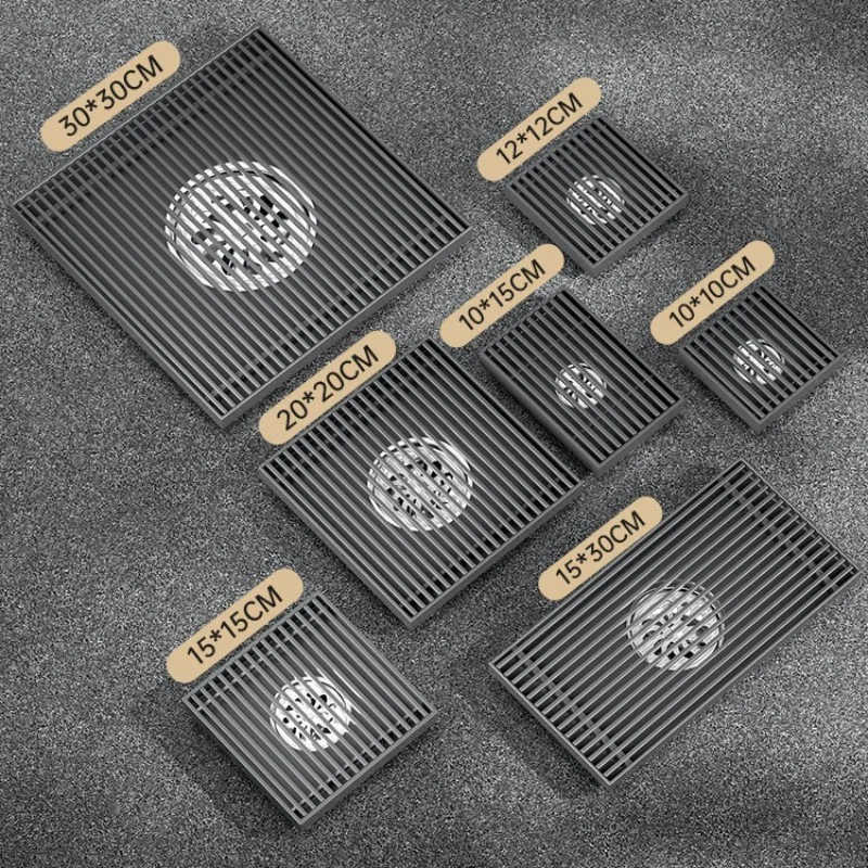 

1 шт. слив для душа из нержавеющей стали, квадратный сливной фильтр для пола, наклонный слив для защиты от запаха с сердечником фильтра, оборудование для ванной комнаты