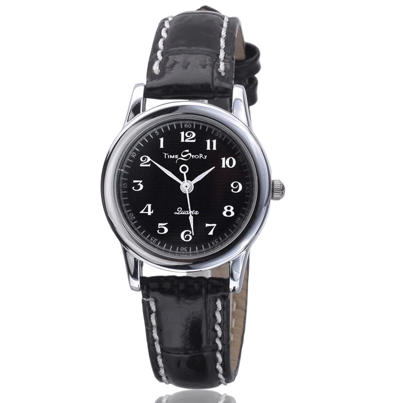 Reloj de pulsera de cuarzo para hombre y mujer, cronógrafo con esfera inversa, sencillo, a la moda, para negocios